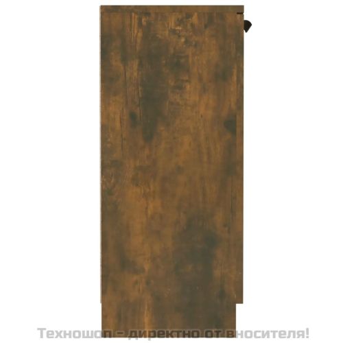 Сайдборд, опушен дъб, 60x30x70 см, инженерно дърво