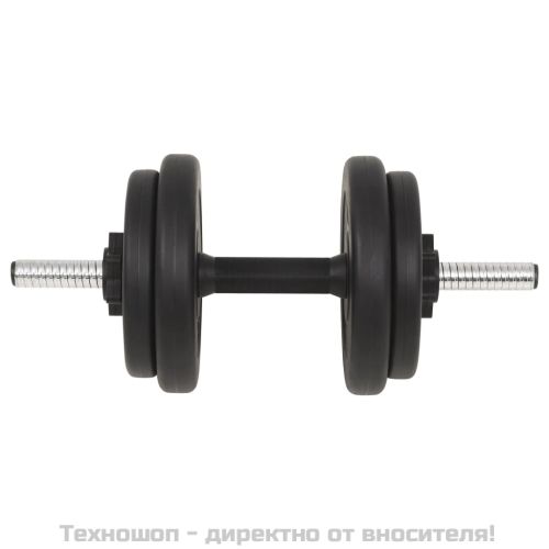 Комплект щанга и дъмбели, 30 кг
