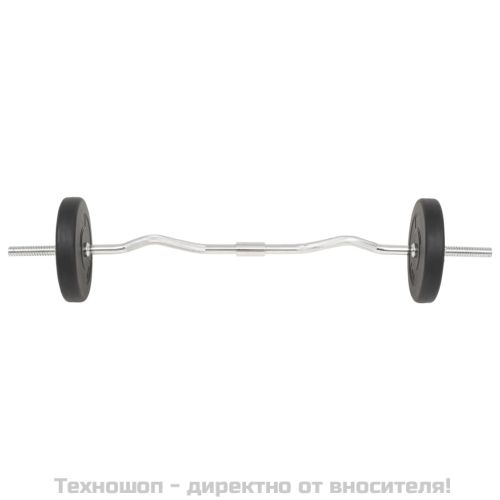 Комплект щанга и дъмбели, 30 кг