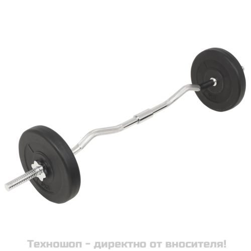 Комплект щанга и дъмбели, 30 кг