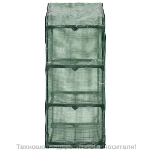 3-етажна мини оранжерия, 69x49x125 см