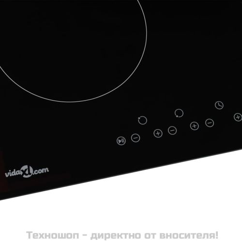 Керамичен плот с 4 котлона, сензорен контрол, 6000 W