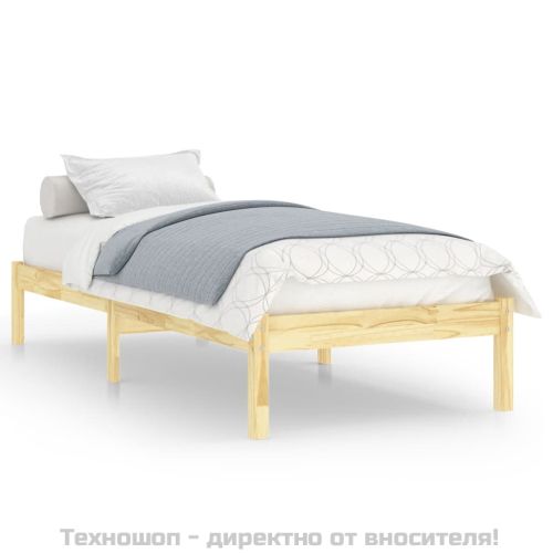 Рамка за легло, бор масив, 90х200 см