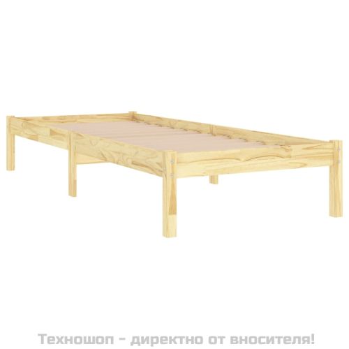 Рамка за легло, бор масив, 90х200 см