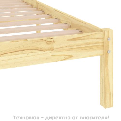 Рамка за легло, бор масив, 90х200 см