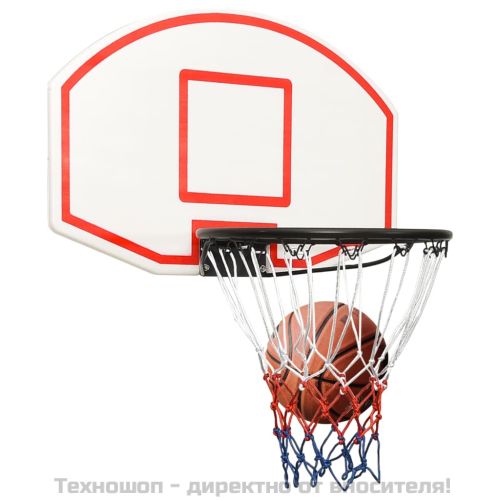 Баскетболно табло бяло 71x45x2 см полиетилен