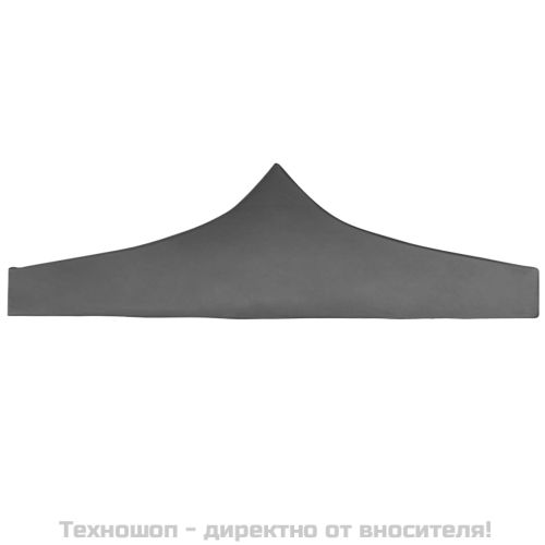 Покривало за парти шатра, 3х3 м, антрацит