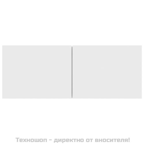 ТВ шкаф, бял, 80x30x30 см, инженерно дърво