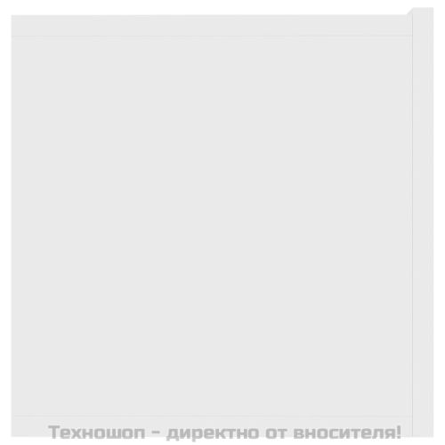 ТВ шкаф, бял, 80x30x30 см, инженерно дърво