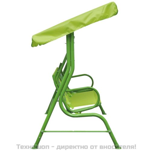 Детска градинска люлка, зелена