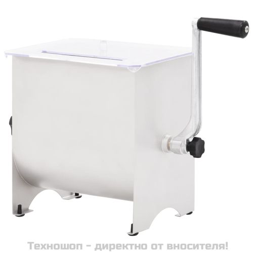 Ръчен миксер за месо с капак сребрист неръждаема стомана