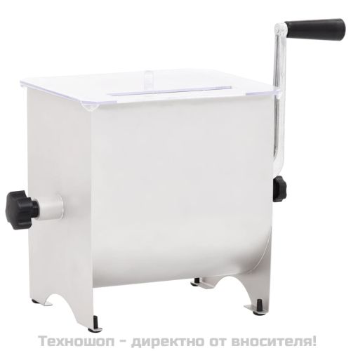 Ръчен миксер за месо с капак сребрист неръждаема стомана