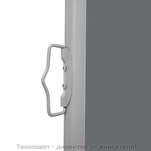 Прибираща се странична тента, антрацит, 100x600 см