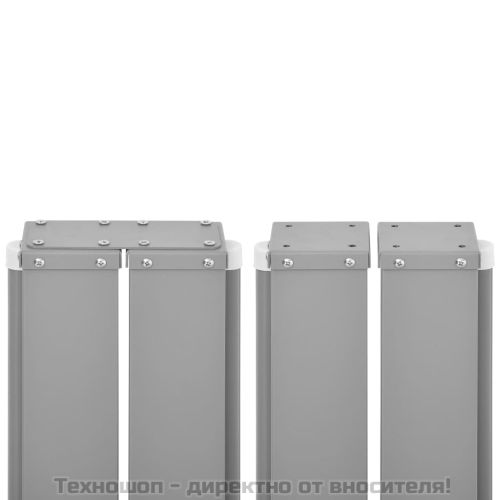 Прибираща се странична тента, антрацит, 100x600 см