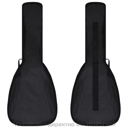 Комплект сопрано укулеле с калъф за деца естествен 21"