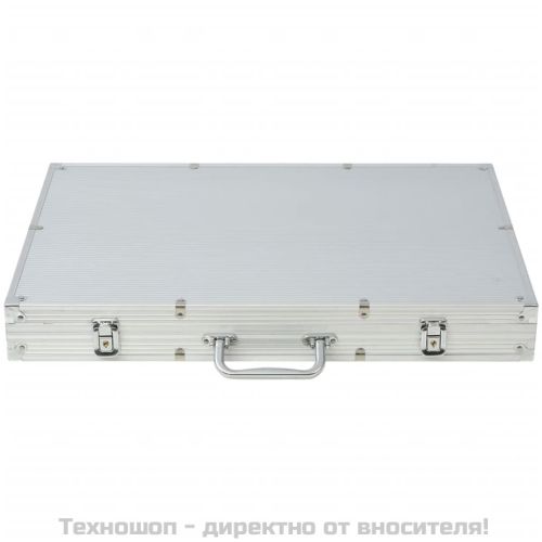 Покер комплект с 1000 чипа, алуминий