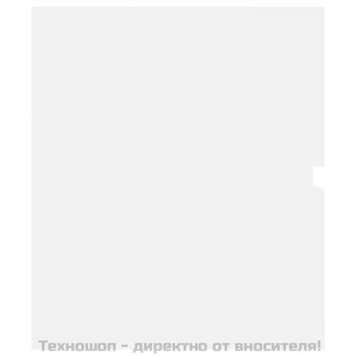 Долен шкаф за мивка, бял, 80x38,5x45 см, инженерно дърво