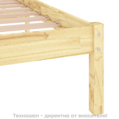 Рамка за легло, бор масив, 140х200 см