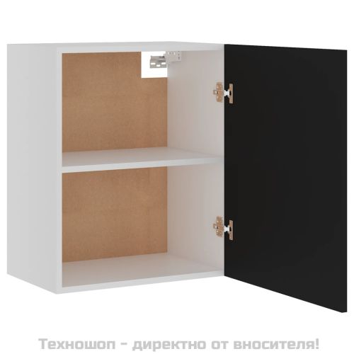 Висящ шкаф "Lyon", черен, 50x31x60 см, инженерно дърво