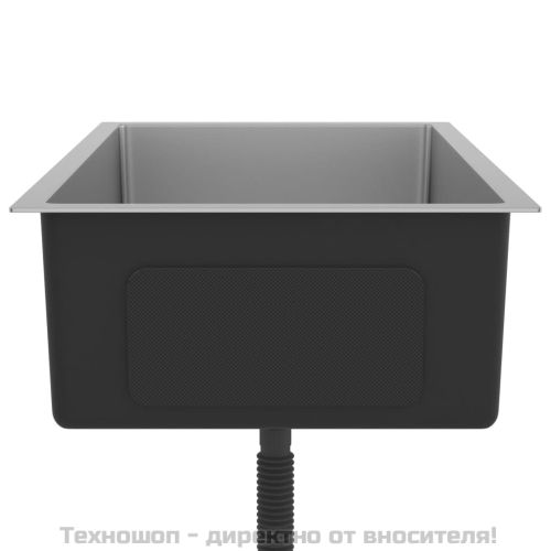 Ръчно изработена кухненска мивка, неръждаема стомана
