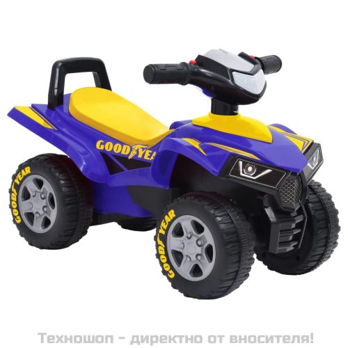 Детско ATV за бутане Good Year, син