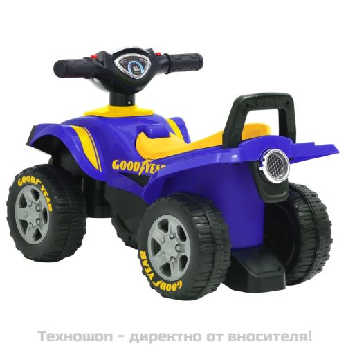 Детско ATV за бутане Good Year, син