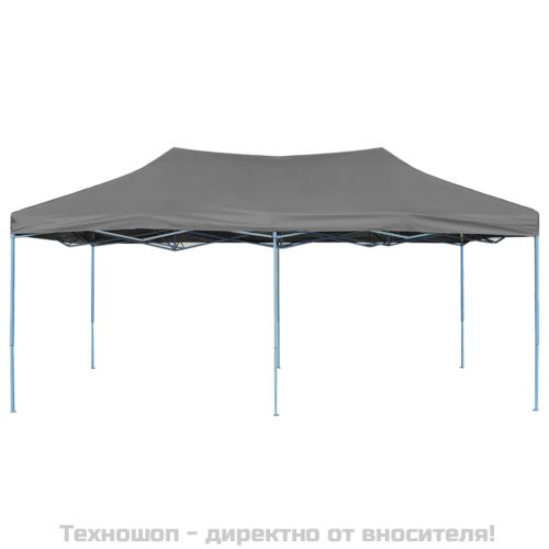 Сгъваема pop-up парти шатра, 3x6 м, антрацит