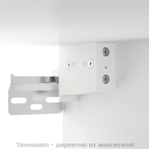 Нощни шкафчета за стенен монтаж, 2 бр, бели, 35x35x20 см