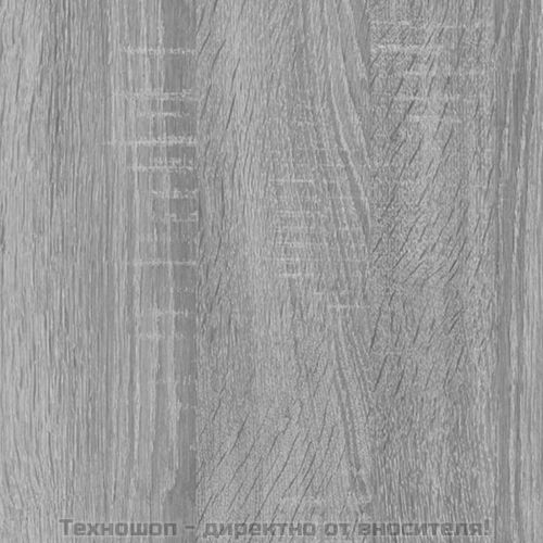 Шкаф за баня, сив сонома, 30x30x95 см, инженерно дърво