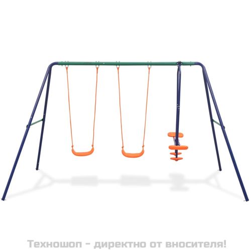 Комплект люлка с 4 оранжеви седалки