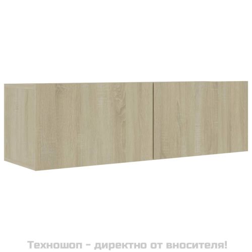 ТВ шкаф, дъб сонома, 100x30x30 см, инженерно дърво