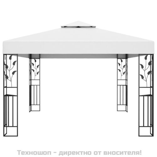 Шатра с двоен покрив, 3х4 м, бяла