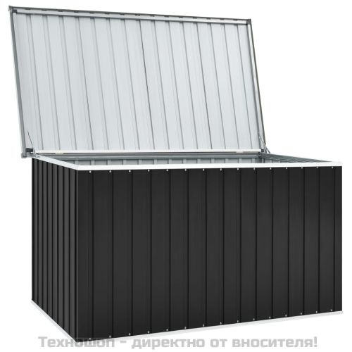 Градински сандък за съхранение, антрацит, 171x99x93 см