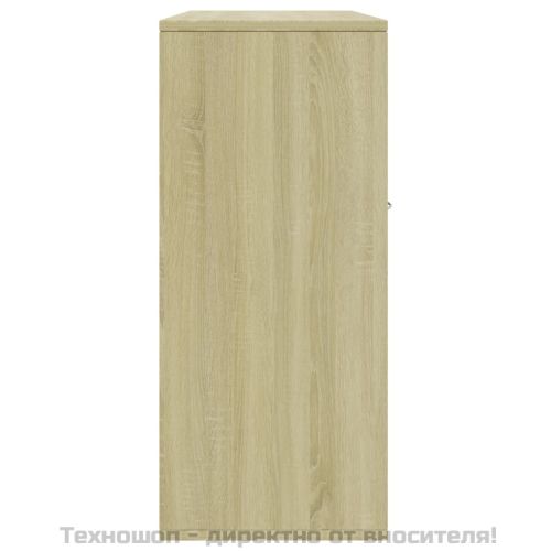 Бюфет, дъб сонома, 88x30x70 см, инженерно дърво