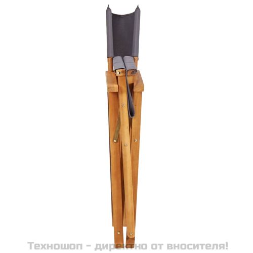 Режисьорски столове, 2 бр, акациево дърво масив