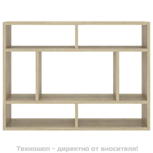 Стенен рафт, дъб сонома, 75x16x55 см, инженерно дърво