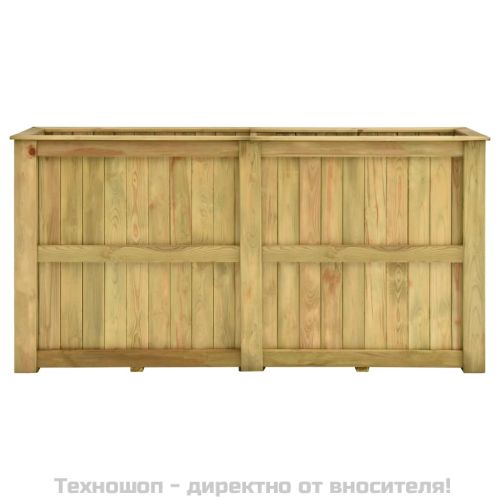 Повдигната леха, 196x50x100 см, импрегнирано борово дърво