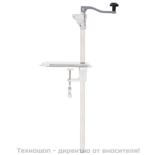 Отварачка за консерви, сребриста, 70 см, алуминий и инокс