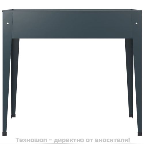 Градинска кашпа, 100,5x40,5x90 см, поцинкована стомана