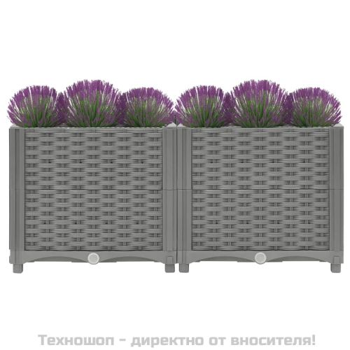 Повдигната леха, 80x40x38 см, полипропилен