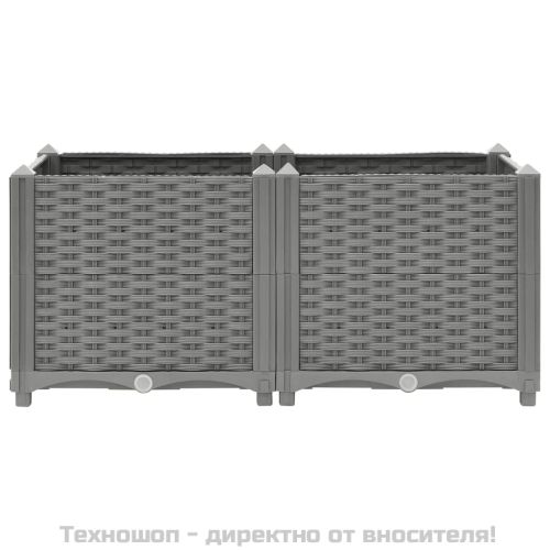 Повдигната леха, 80x40x38 см, полипропилен