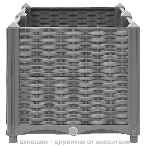 Повдигната леха, 80x40x38 см, полипропилен