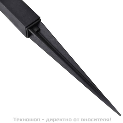 Комплект соларни градински LED лампи с клин, 8.6 х 8.6 х 38 см – 12 бр