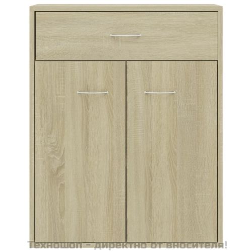 Бюфет, дъб сонома, 60x30x75 см, инженерно дърво