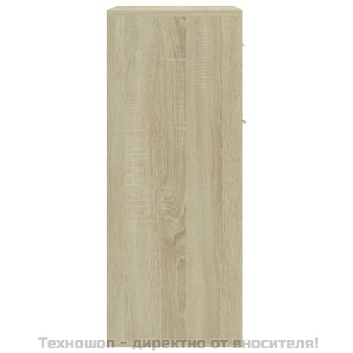 Бюфет, дъб сонома, 60x30x75 см, инженерно дърво