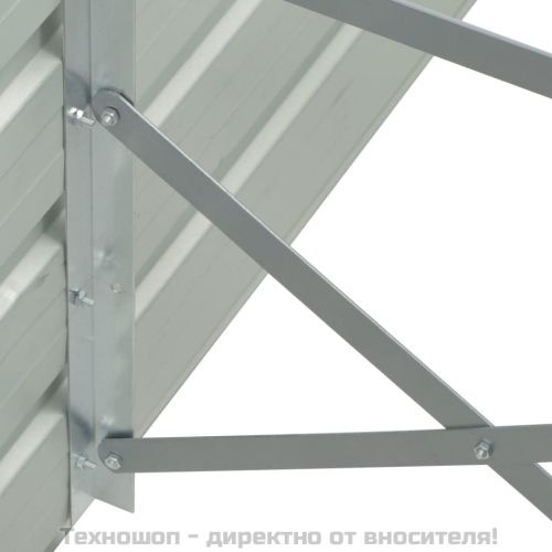 Градинска висока леха антрацит 100x40x77 см поцинкована стомана