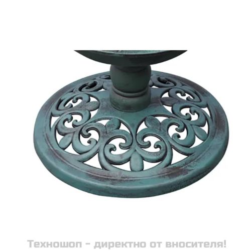 Вана/хранилка за птици със соларна лампа