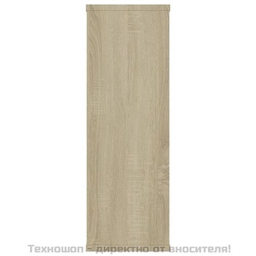 Стенни рафтове, дъб сонома, 104x20x58,5 см, инженерно дърво
