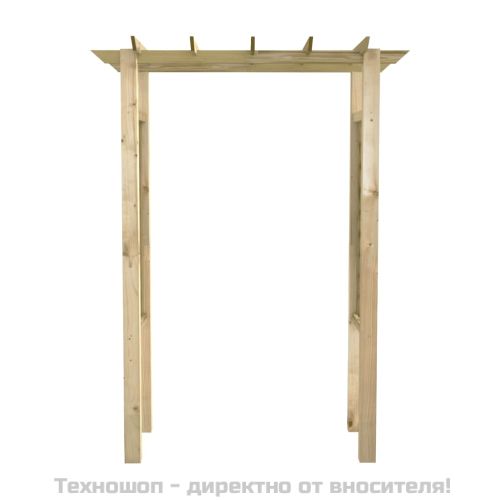 Пергола/арка за рози, 150x60x204 см, импрегнирано дърво