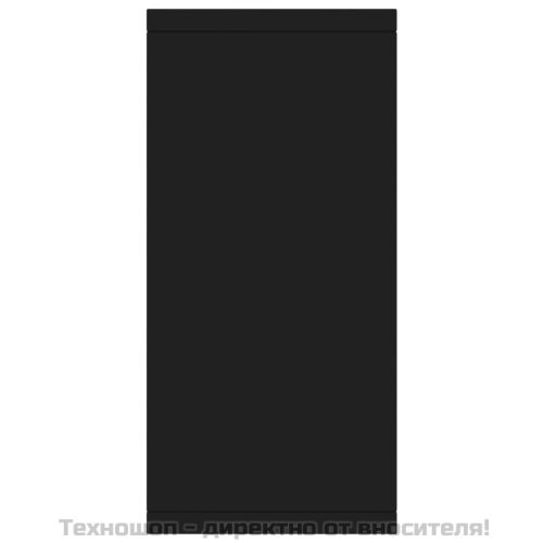 Бюфет, черен, 88x30x65 см, инженерно дърво